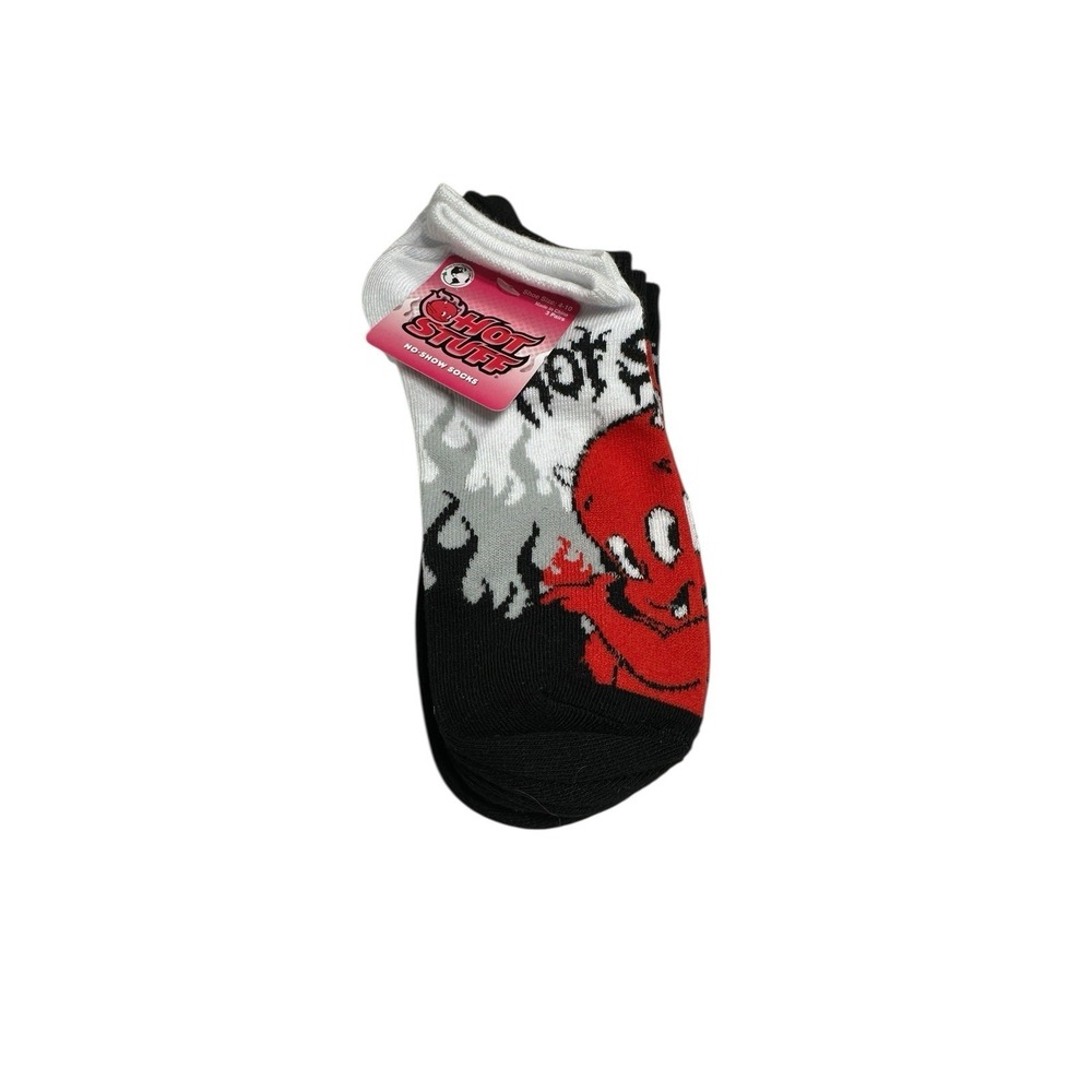 hot stuff womens no‎ show ankle socks 3 pairs size 4-10